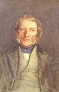 Sir Hubert von Herkomer,RA,RWS Portrait of john Ruskin (mk46) Spain oil painting artist
